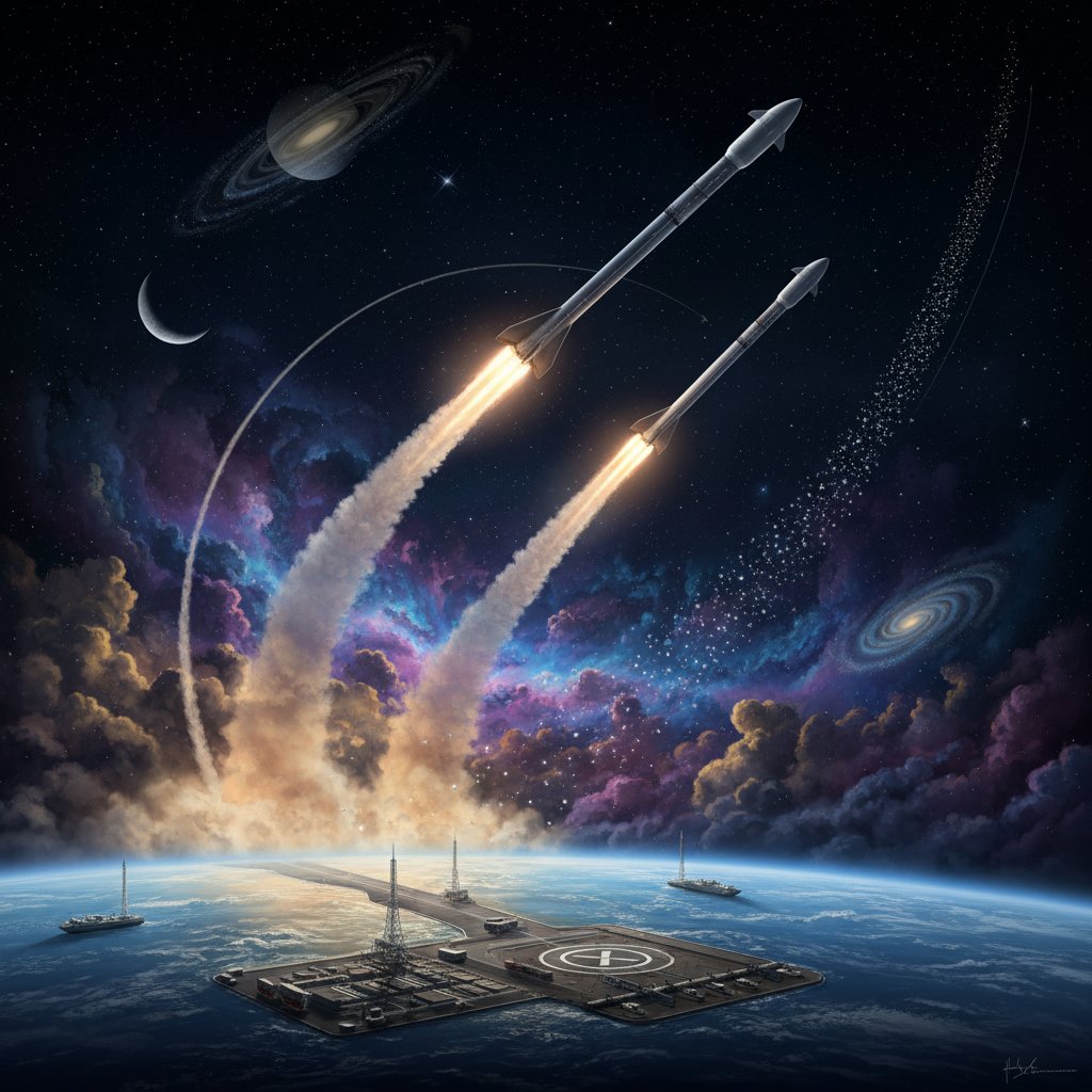 SpaceX Fırlatma Rekoru: Aynı Rampadan Üçüncü Falcon 9