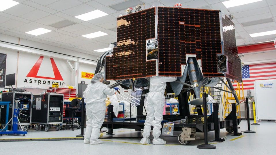 Astrobotic’in Griffin-1 Aracı Ay’a Gitmeye Hazırlanıyor